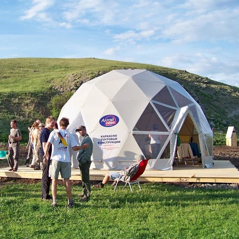 7M Glamping Hotel Resort Geodesic Igloo Dome House Tent Prefab Camping Home for Exhibition & Event