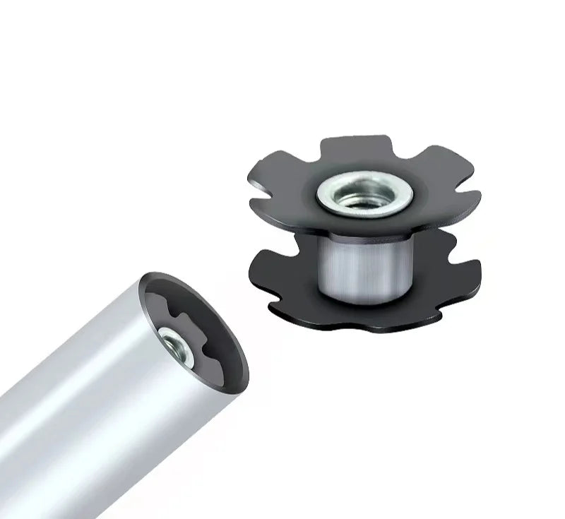 Wholesale 28.6mm Polished Stainless Steel Round Tube Star Nut with M6 M8 Finish for Mining Applications