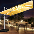 Promotional 8ft Foldable Garden Parasol Umbrella Waterproof Outdoor Furniture Printed Beach Umbrella for Park Heat Transfer