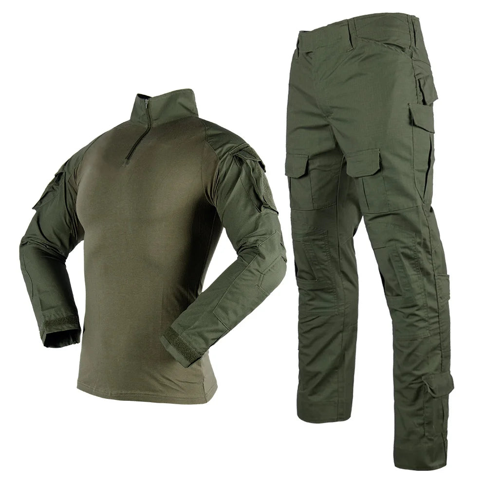 Wholesale Combat G2 Frog Suit Olive Green Formal Tactical Uniform Breathable Durable Windproof
