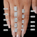 lab grown radiant diamond 1ct 2ct  DEF Vvs man made Diamond Hpht Cvd vs IGI GIA  lab diamonds