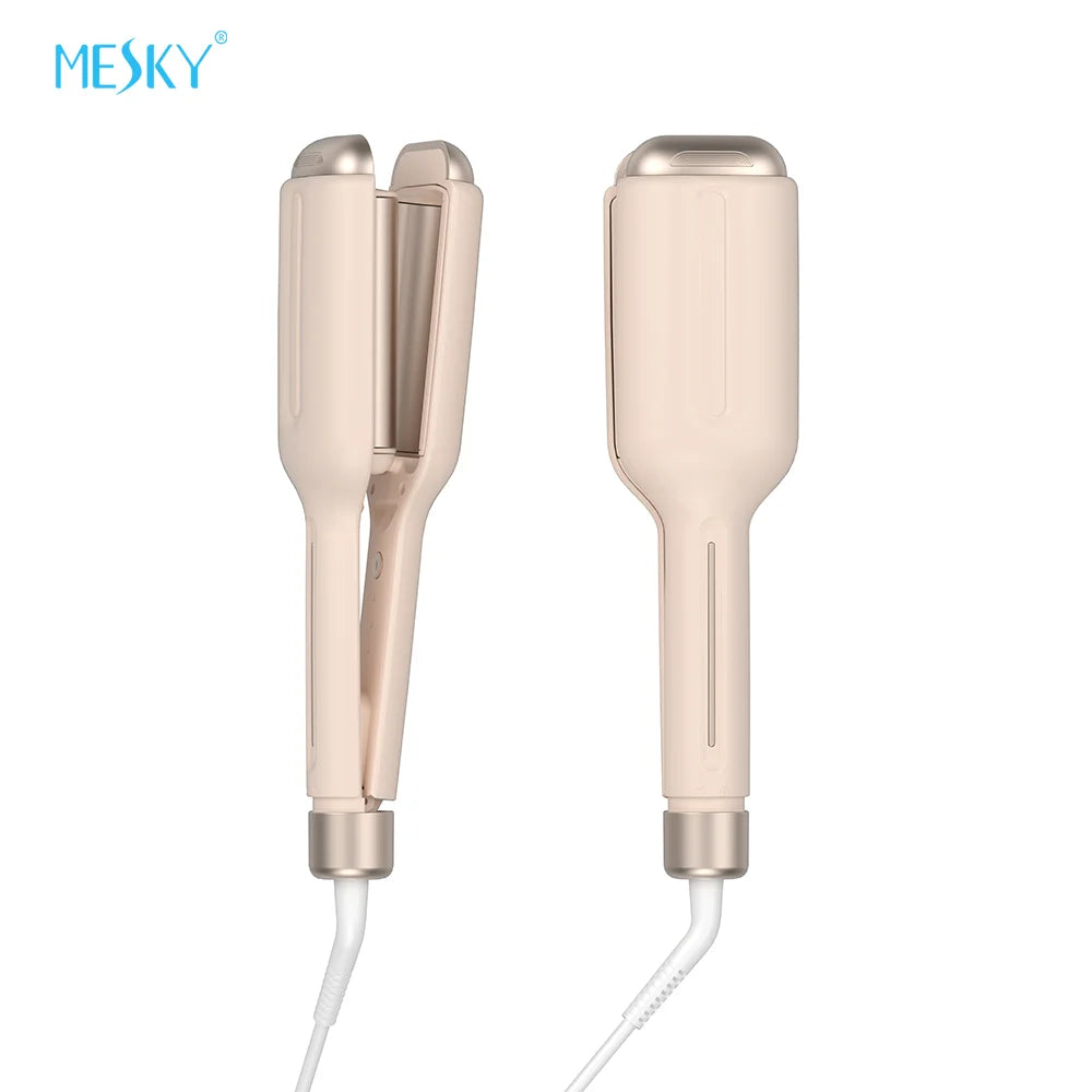 Mesky New Design  28mm 13mm Curling Iron Portable Pink Egg Hair Curlers Rollers Negative Ion