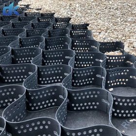 Ground Support Grid Geocelle Per Pendenze Geo Cell Gravel Stabilizer Geocells Ground Grid Gravel Stabilizer Geocell