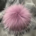 Hot Sales Custom Premium Material Real Raccoon Fur Pom Pom Plushie Fluffy Soft Ball Pompom
