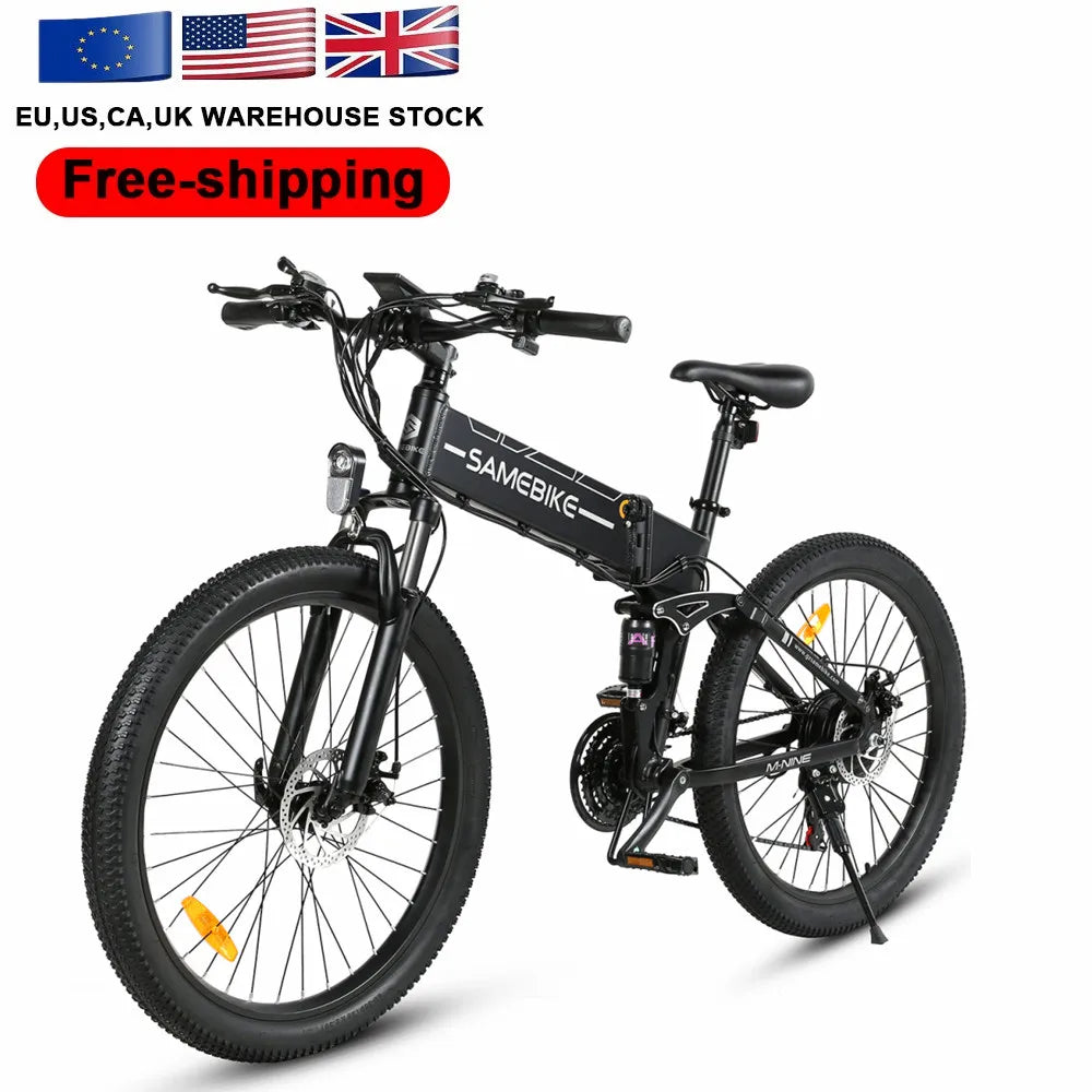 EU Stock LO26-II SAMEBIKE Aluminum Alloy Ebike 250W900D High Speed Brushless Gear Motor Folding Electric Bike