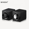 MINEESI Imported Tramegger Mini 1 Single Position Mechanical Watch Winder with Full Automatic Chain Storage Box
