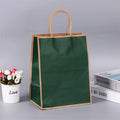 Custom Printed Biodegradable Kraft Paper Bag MOQ 500 Reusable Self-Sealing for Ground Food Packaging for Supermarket Use