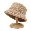 Wholesale Stock Winter Bucket Hat Fashion Winter Fluffy Fur Bucket Hats for Women