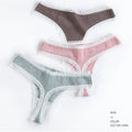 HD021 New Color Cotton Women Thong Modal Cotton Ladies Seamless Panties for Young Girl Women's Underwear Lace Thong