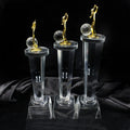 Blank Crystal Trophy Award Metal Golf Trophies and Awards Golf Crystal Award Golf Trophy Cup Crystal Plaque