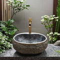 Wholesale Natural River Stone Bathroom Wash Basin River Stone Vessel Sink