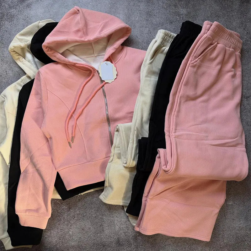 Custom Activewear Coords Set for Women Two Piece Set Women Clothing 2 Piece Track Suits Two Piece Sets