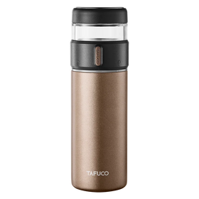 New Product Double Walled Stainless Steel Tea Cup with Infuser