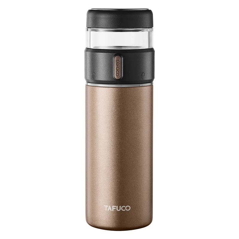 New Product Double Walled Stainless Steel Tea Cup with Infuser
