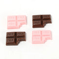 Bite Simulation Chocolate Cake DIY Resin Art Charms for Nail Designs