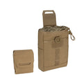 IDOGEAR Folding Mini Molle Drawstring Mag Drop Pouch 500D Nylon Tactical Dump Pouch for Outdoor Hunting Recovery