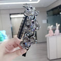 New Super Immortal Retro Crystal Flower Hair Band Simple and Light Luxury Headband