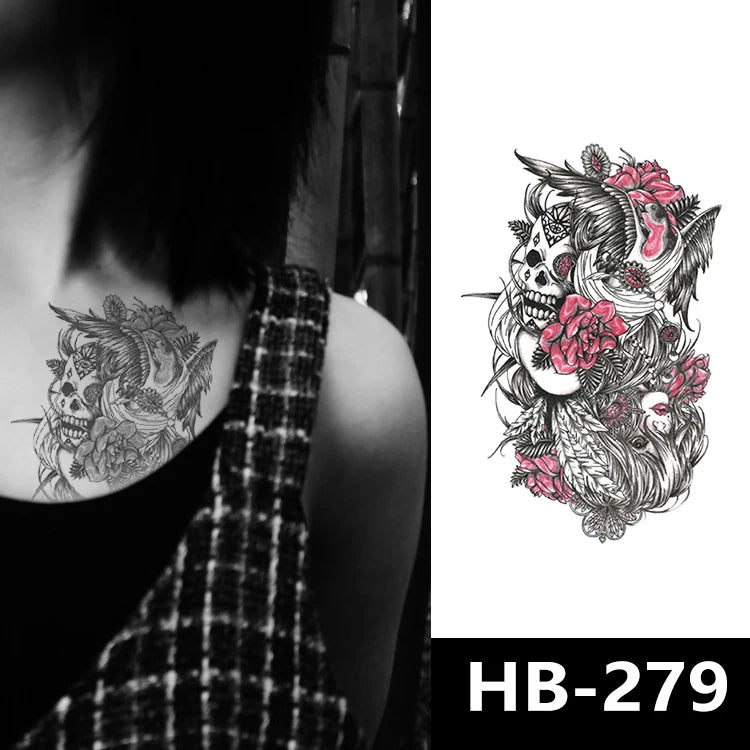 Wholesale Custom Temporary Tattoo Sticker Ancient Female Colorful Waterproof Tattoo Sticker