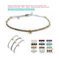 Hotsale Product Fashion Jewelry 2mm Hematite Stone Beads Adjustable Braid Rope Bracelet for Women and Girls