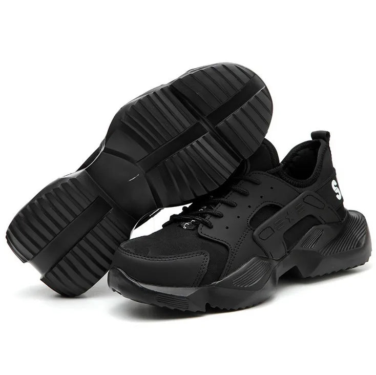 DianSen Safety Sneakers Hot Selling Breathable Microfiber Leather & Mesh Upper EVA Outsole Lightweight Steel Toe Safety Shoes MegaBDM