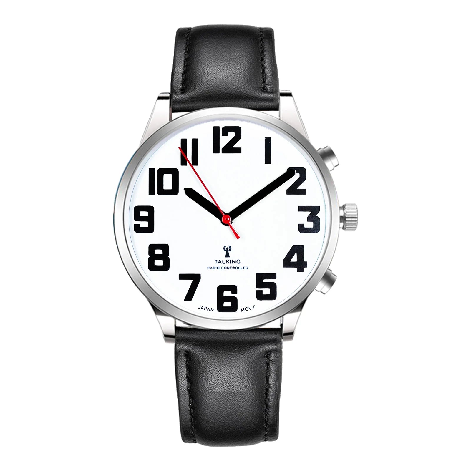 Atomic Talking Watch With Days Time Date Loud Alarm Watch for Visually Impaired and Blind People