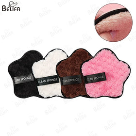 Custom Microfiber Make Makeup Remover Pad Facial Cleaning Round Puff Washable Face up Colorful Reusable Makeup Remover Pads