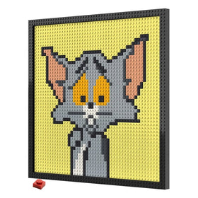 48x48 Pixel Art DIY Building Blocks 1x1 Dots Bricks Plastic Wall Portrait Puzzle Construction & Model Toys for Home Decor