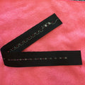 Black Bow Tie Ribbon With Adjustable Holes for Size Number 14-20promotional Bow Tie Size Ribbon With Holes