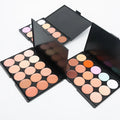 15 Colors Moisture Moist Concealer Palette Oil Control Waterproof Facial Makeup Concealer
