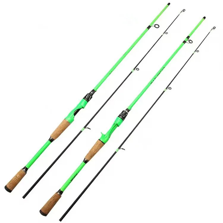 Chinese Fiberglass Salt Water ultra Light Spinning Section 2 Rock Salt Water Sea Bass Casting Fishing Rods