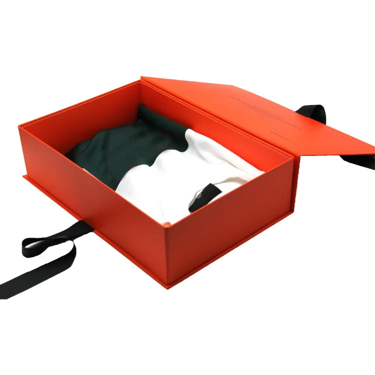 Luxury Nice Quality Custom Size Color logo Printing Simplicity Shirts Packaging Foldable Box for Men
