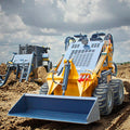 FREE SHIPPING 330 380 420 Skid Steer Loader Mini Skid Steer CE/EPA China Wholesale Skid Steer Mini Loader Bucket for Sale