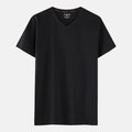 Hot Sale Men's 100% Premium Cotton T-Shirts Custom Short Sleeve Summer Casual Classic Tops High Quality O-Neck Loose Knitted