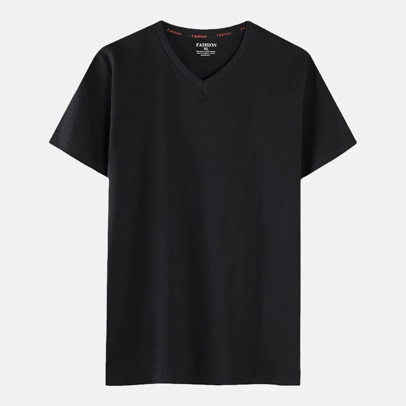 Hot Sale Men's 100% Premium Cotton T-Shirts Custom Short Sleeve Summer Casual Classic Tops High Quality O-Neck Loose Knitted
