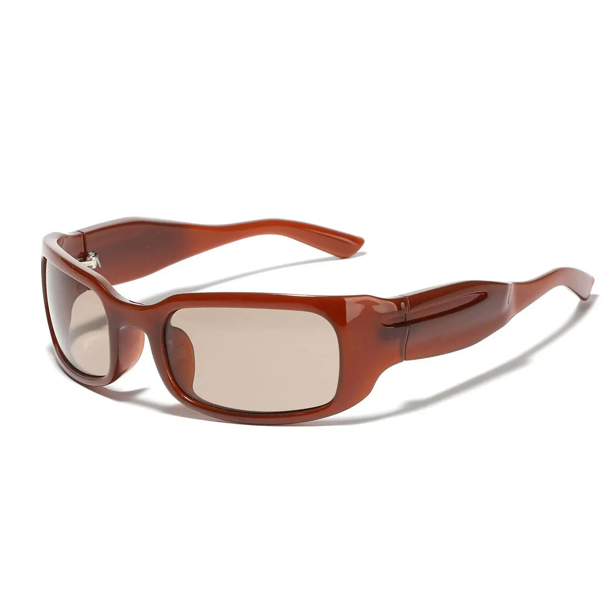 Future Ins Y2K Style Sunglasses for Men Women New Fashionable Eyewear Cool Silver PC Inspired Internet Celebrities Super Street