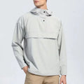Custom Logo Light Weight Windbreaker Hoodie Men's Outdoor Casual Jogging Sports Jacket Fitness Running Jacket