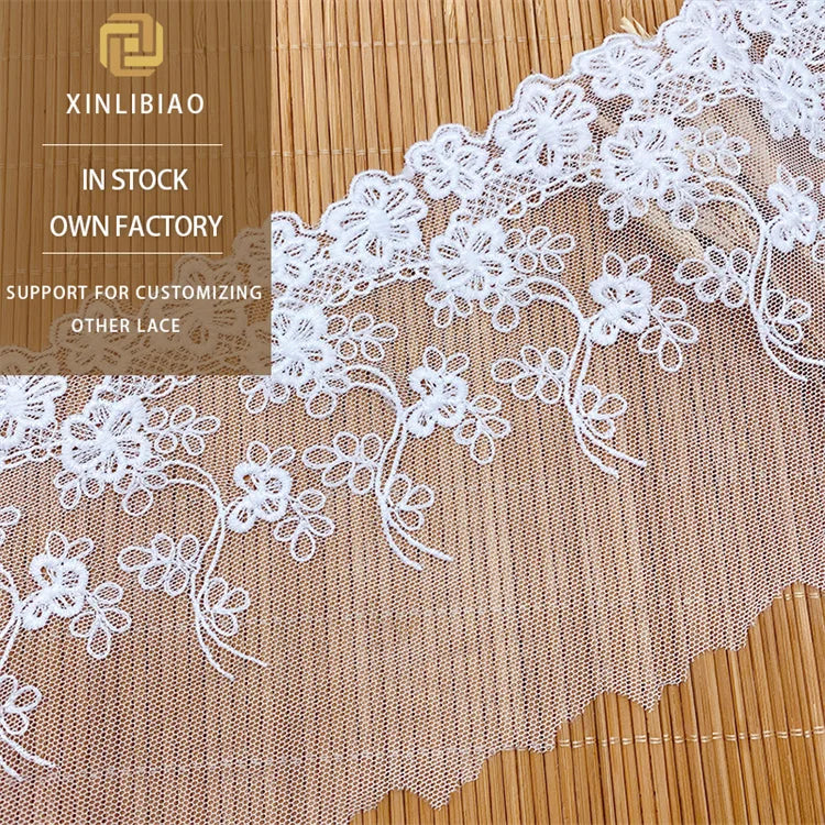 Milk Silk Mesh Lace Women's Accessories Lacefabric Lace Embroidery Water Soluble Lace Garment Accessories