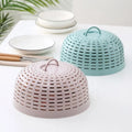 New Household Simple Hollow Dish Cover Plastic Kitchen Round Food Meal Cover Dust-proof and Fly-proof Dining Table Food Cover