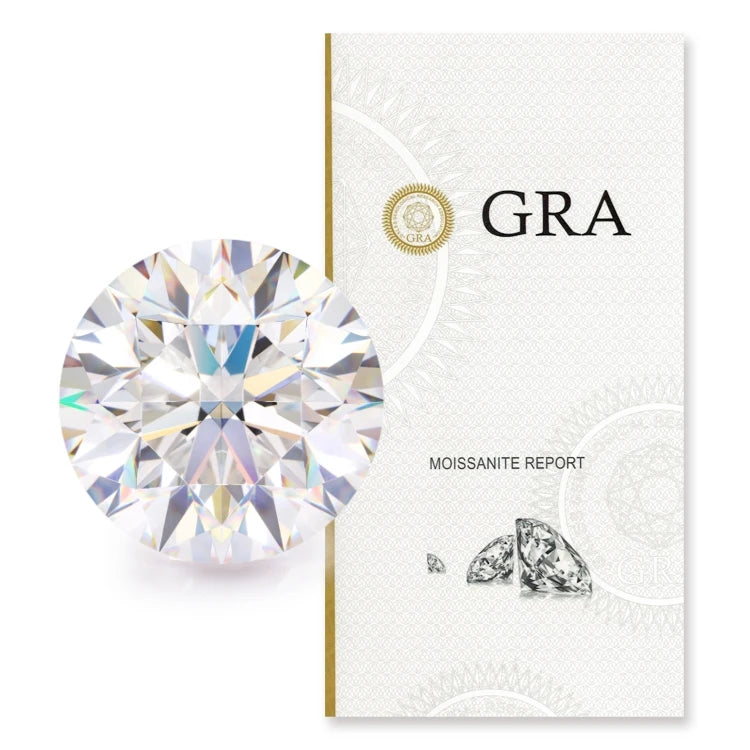 Wuzhou Factory Direct Sale Round Brilliant Cut GRA Certificate D EF Wholesale Moissanite Stone Diamond VVS Loose Moissanite