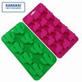 Wholesale Hot Sale Heat-Resistance Carton Coconut Palm Shape Silicon Chocolate Bar Moulds Flamingo Shape Mould Candy Mold