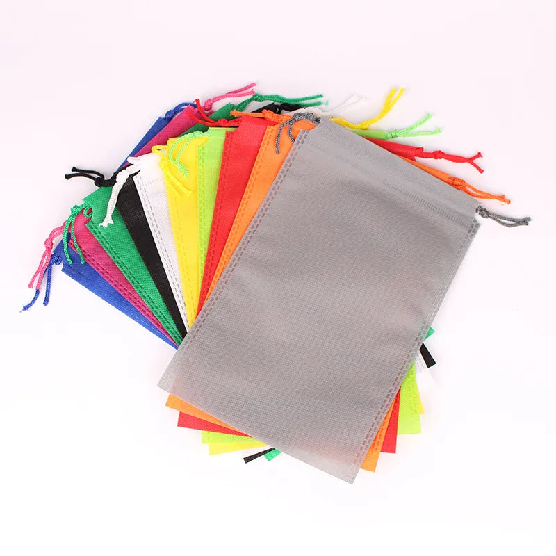 Top Quality Reusable Non-woven Bag Custom Print Non Woven Bag Customized Logo Color Size Shoe Non Woven Drawstring Bag