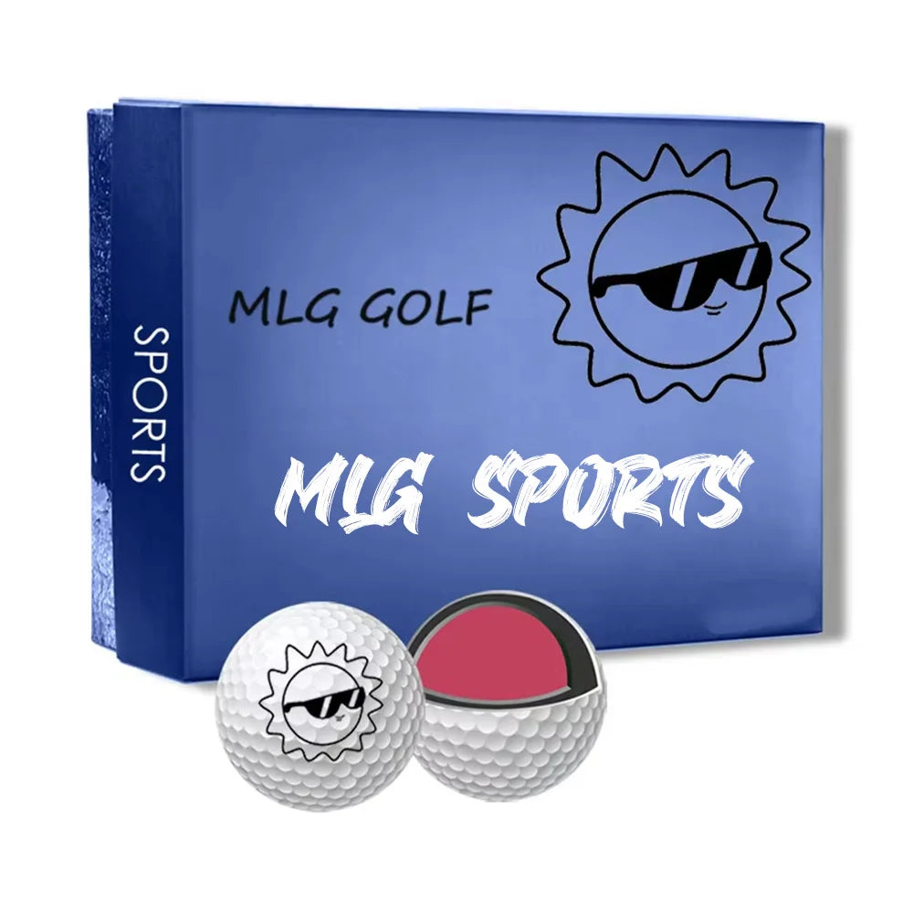 Wholesale Custom Tournament Soft Long Distance Urethane Golf Balls Surlyn Material with Premium Packaging