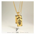 Carline Fashion Snake Element Pendant Necklace Jewelry Stainless Steel Trendy 18K Gold Plated Necklace Custom for Women Girls