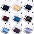 New Fashion Silk Polyester Pink Tie Set for Men Wedding Neck Tie Set With Pocket Square Cufflink in a Gift Box