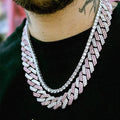 Stylish and Unique 14MM VVS Diamond Cuban Chain Necklace at Wholesale Factory Price