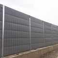 Factory Price Modern Design Soundproof Aluminum Fence Wall Sound Barrier Panels Highway Road H Post ISO9001 Certified