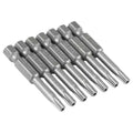 S2 Steel Industrial Torx Screw Driver Bit Set DIY Custom OEM T6 T8 T10 T15 T20 T25-T50 Stock Hex Plum Blossom Bits Tamper Proof