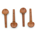 4pcs 4/4 Size Violin Fiddle Tuning Peg Set Jujube Wood Wooden Replacement for 4/4 Size Violin Musical Instruments Accessory