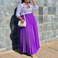 S-3XL Women's Clothing Paired With Waistband Skirts Personalized and Elegant Pleated Large Skirt Hem Skirt