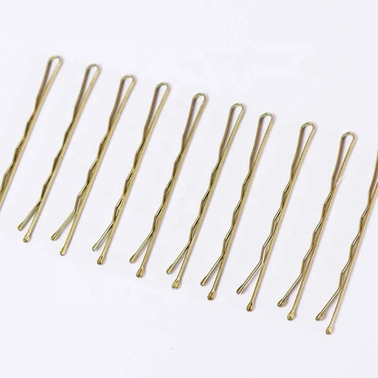 Modelling Younger Girl Korea Restores Gold Color Aureate Bang U Shanpe Hair Pin Making Machine MegaBDM